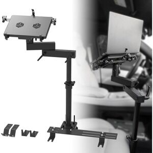 MELIPRON Truck Laptop Mount No Drill Adjustable Vehicle Stand